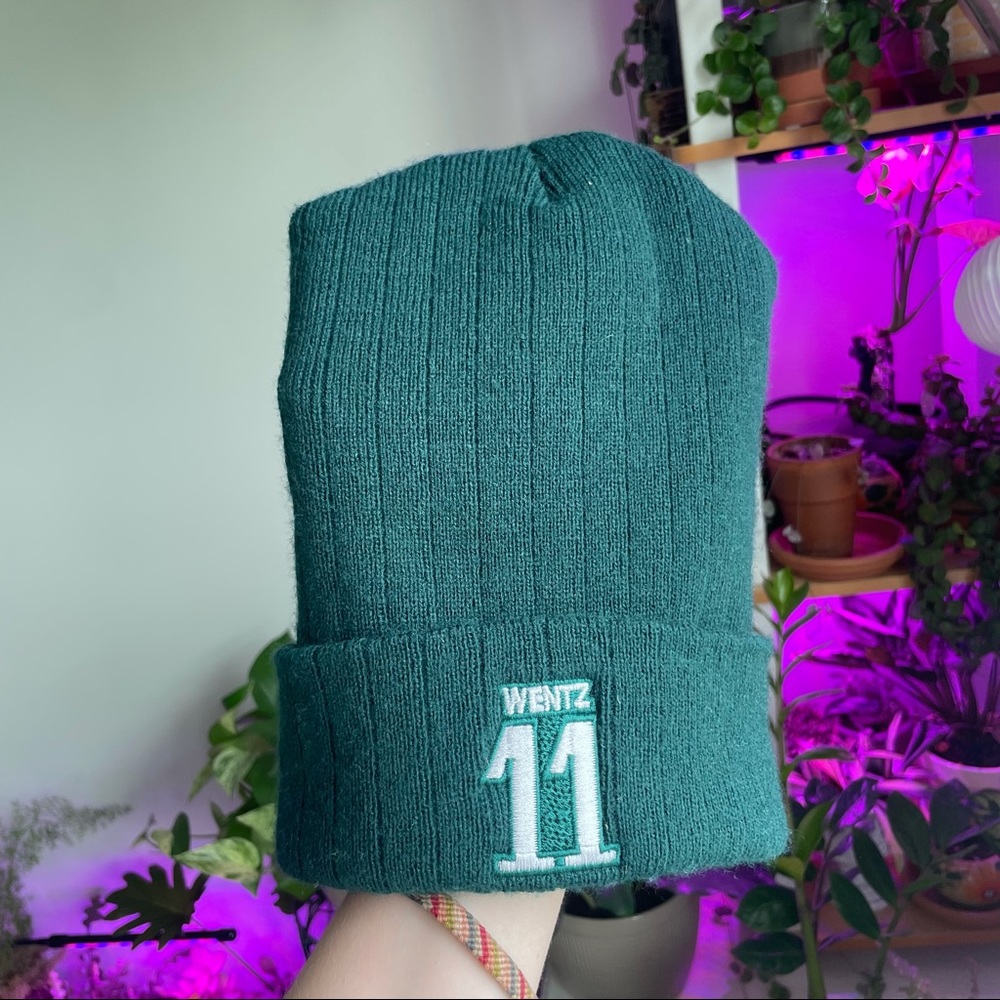 NWOT carson wentz the eagles beanie hat